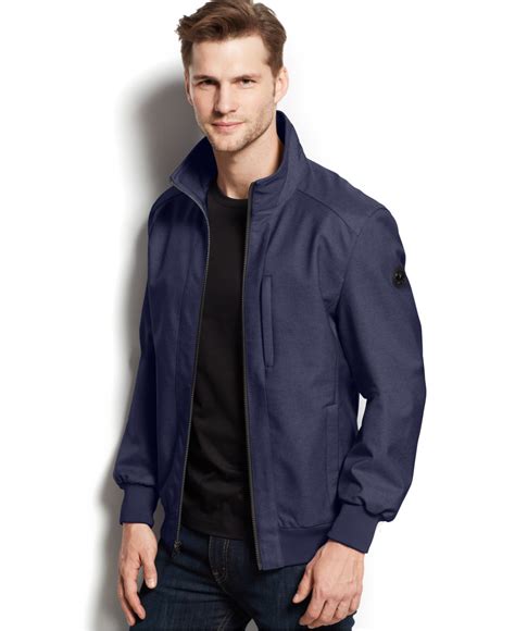 men's michael kors jacket windbreaker nylon|Michael Kors men's blazer.